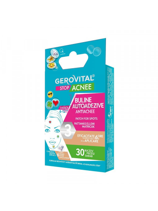 Gerovital | Gerovital stop acnee buline autoadezive set 30 bucati | 1001cosmetice.ro