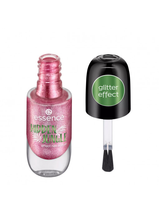 Lac pentru unghii effect HIDDEN JUNGLE Pink Mystery 04 Essence