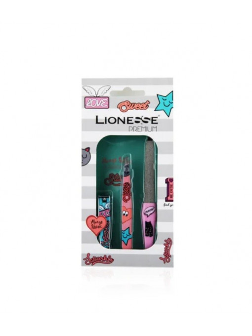 Accesorii unghii | Lionesse premium accesories vacanta set 3 piese manichiura 120 | 1001cosmetice.ro