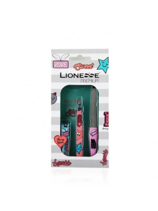 Accesorii unghii, lionesse | Lionesse premium accesories vacanta set 3 piese manichiura 120 | 1001cosmetice.ro