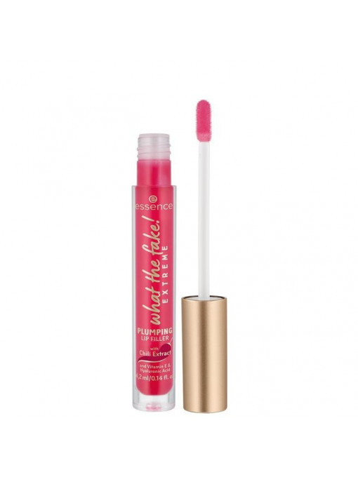 Lipgloss What the fake! Extreme Plumping Lip Filler cu extract de chilli, Essence