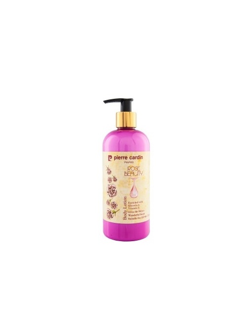 Crema corp | Lotiune de corp rose beauty cu glicerina si vitamina e, pierre cardin, 400 ml | 1001cosmetice.ro