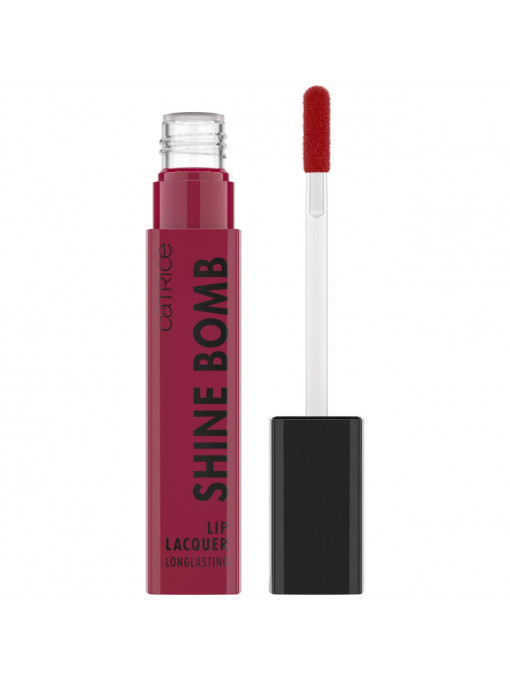 Gloss | Luciu de buze shine bomb lip lacquer feelin' berry special 050, catrice, 3 ml | 1001cosmetice.ro