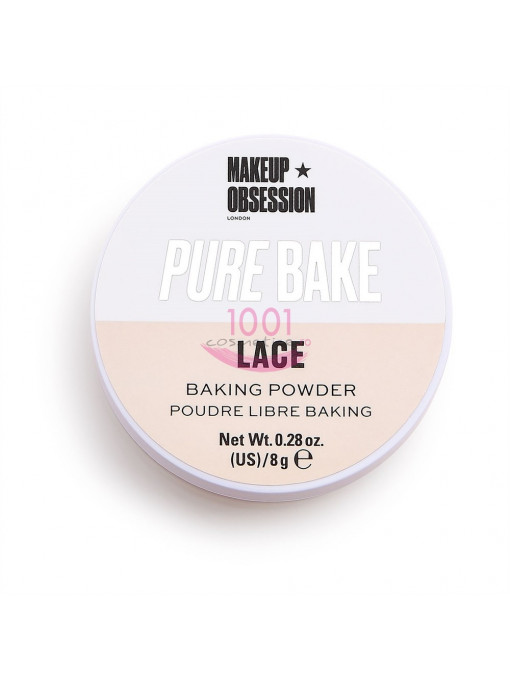 Makeup revolution makeup obsession pure bake pudra pulbere lace 1 - 1001cosmetice.ro