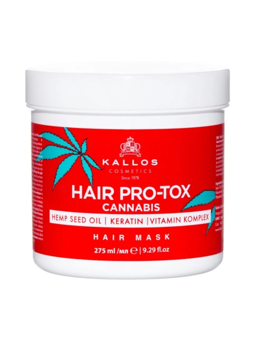 Masca de par Pro tox Cannabis Kallos, 275 ml