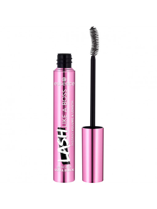 Make-up, essence | Mascara lash like a boss instant volume & lenght, ultra black, essence, 12 ml | 1001cosmetice.ro