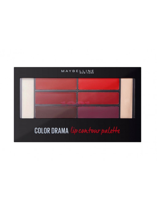 Maybelline color drama lip contour palette paleta de buze 01 crimson vixen 1 - 1001cosmetice.ro