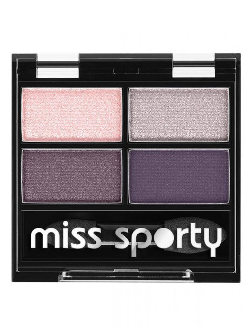 Fard de pleoape, miss sporty | Miss sporty studio colour quattro fard de pleoape smoky green eyes 402 | 1001cosmetice.ro