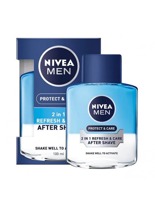 After shave, nivea | Nivea men 2in1 refresh & care after shave lotiune | 1001cosmetice.ro