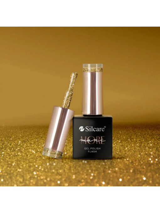 Silcare | Oja semipermanenta flash manimore gold silcare, 10 g | 1001cosmetice.ro