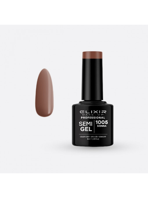 Oja semipermanenta | Oja semipermanenta semi gel elixir makeup professional 1005, 8 ml | 1001cosmetice.ro