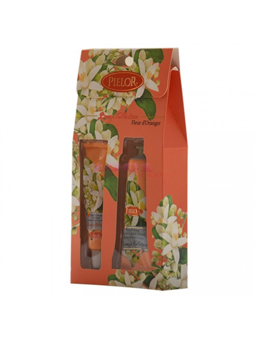 Pielor breeze collection fleur d oranger crema de maini 30 ml + balsam de buze set 1 - 1001cosmetice.ro