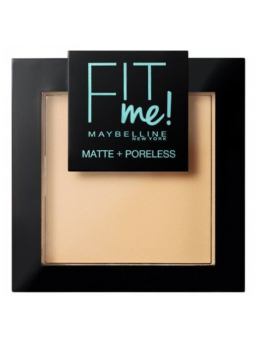 Pudra, maybelline | Pudra compacta matifianta fit me matte + poreless, maybelline, soft ivory 104 | 1001cosmetice.ro