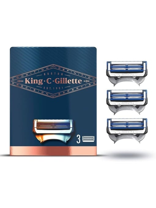 Promotii | Rezerva lame de ras, king c gilette, 3 bucati | 1001cosmetice.ro