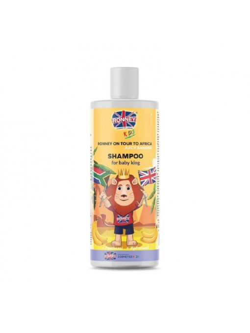 Copii, ronney | Ronney on tour to africa shampoo for baby king sampon pentru copii juicy banana | 1001cosmetice.ro