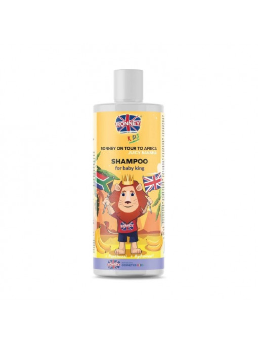 RONNEY ON TOUR TO AFRICA SHAMPOO FOR BABY KING SAMPON PENTRU COPII JUICY BANANA