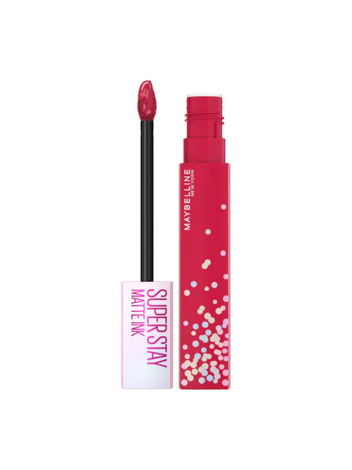 Ruj lichid mat Maybelline New York Superstay Matte Ink 390 Life of Party, 5 ml