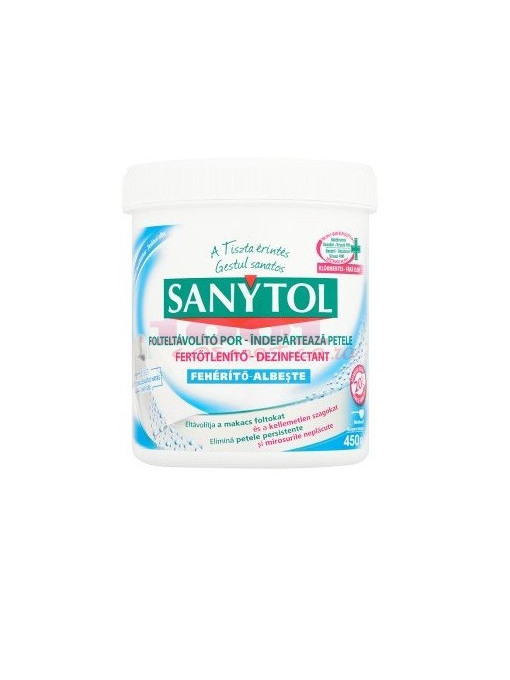 Sanytol dezinfectant pudra fara clor pentru indepartarea petelor 1 - 1001cosmetice.ro