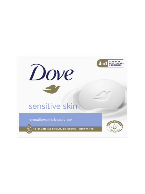 Sapun solid sensitive skin, dove, 90 g 1 - 1001cosmetice.ro