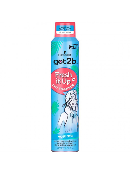 Par, schwarzkopf professional | Schwarkopf got2b breezy tropical volume sampon uscat | 1001cosmetice.ro