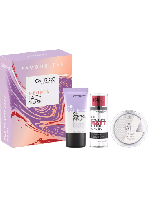 Fixing makeup spray | Set cadou de makeup, the matte face pro set, catrice | 1001cosmetice.ro