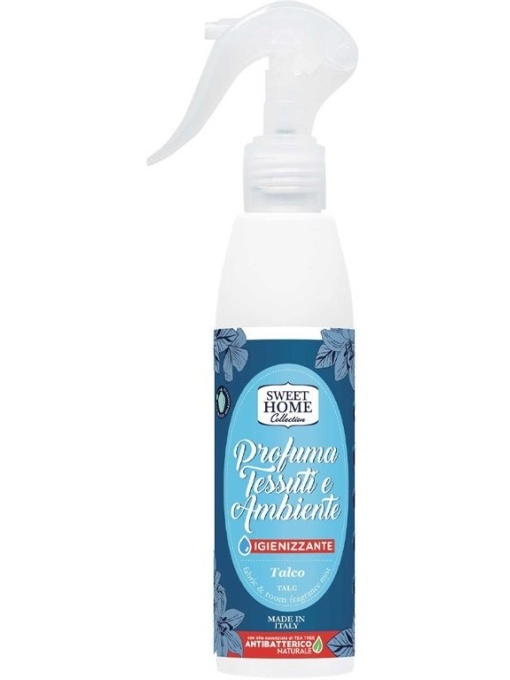 Curatenie | Spray pentru improspatarea hainelor, lenjeriilor si tesaturilor, talco sweet home, 250 ml | 1001cosmetice.ro