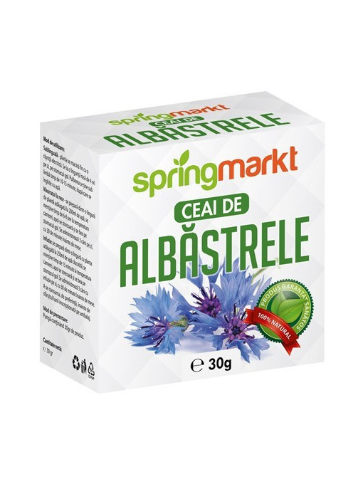 Suplimente &amp; produse bio | Springmarkt ceai albastrele flori | 1001cosmetice.ro