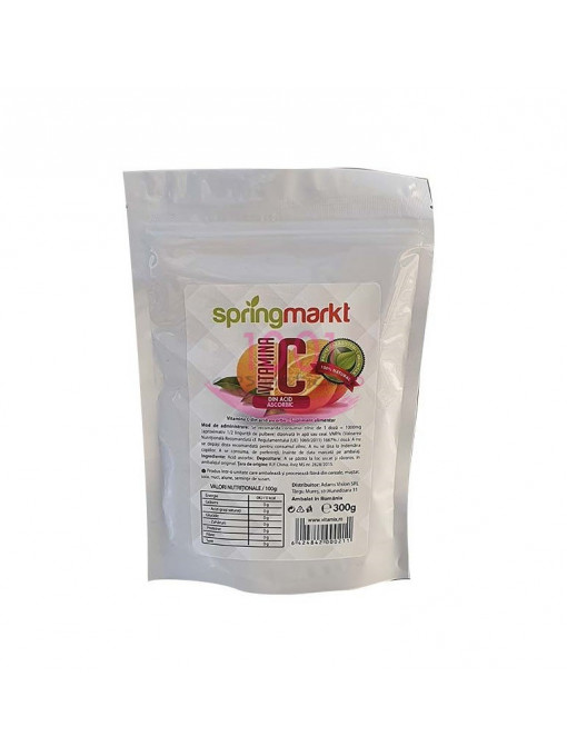 Suplimente &amp; produse bio | Springmarkt vitamina c din acid absorbic | 1001cosmetice.ro