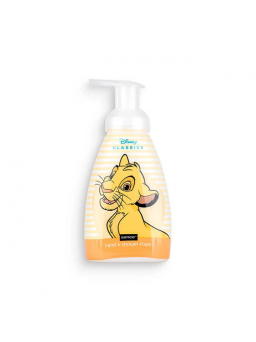 Ingrijire copii | Spumă pentru mâini și dus pentru copii, simba din regele leu disney, sence, 300 ml | 1001cosmetice.ro