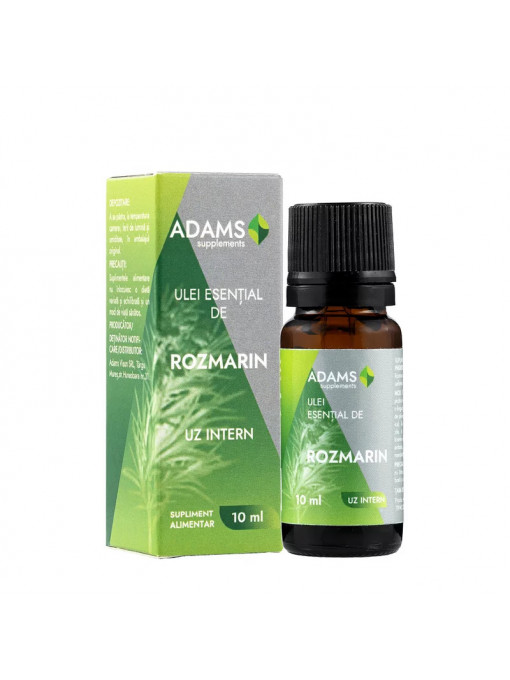 Promotii | Ulei de rozmarin, uz intern, adams 10 ml | 1001cosmetice.ro