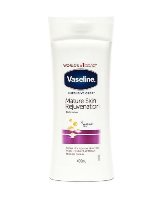 Crema corp, vaseline | Vaseline mature skin rejuvenation crema de corp pentru piele matura | 1001cosmetice.ro