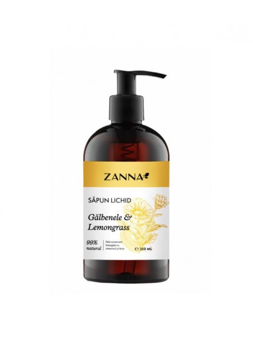 Zanna sapun lichid galbenele si lemongrass 1 - 1001cosmetice.ro