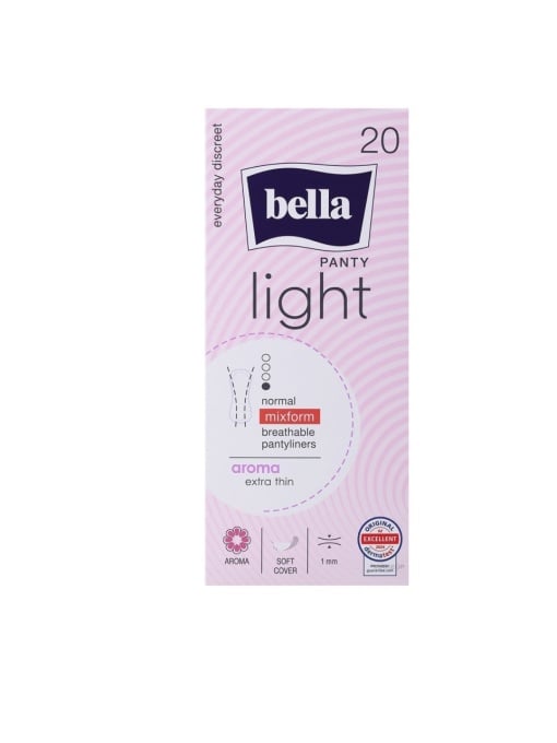 Promotii | Absorbante igienice subtiri panty aroma fresh bella, pachet 20 bucati | 1001cosmetice.ro