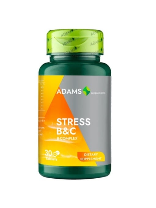 Promotii | Adams supplements stress b&c cutie 30 tablete | 1001cosmetice.ro