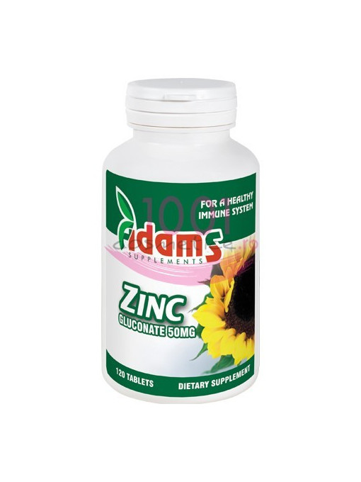 Adams zinc 50 mg 120 tablete 1 - 1001cosmetice.ro
