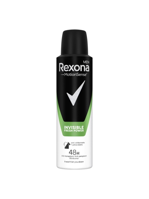 Parfumuri barbati | Antiperspirant deodorant spray, invisible fresh power, rexona men, 150 ml | 1001cosmetice.ro