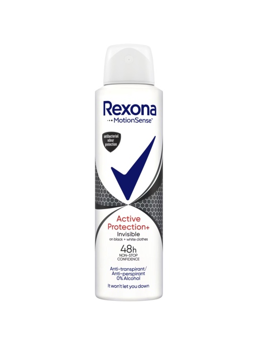 Antiperspirant deodorant spray Maximum Protection+ Invisible, Rexona, 150 ml