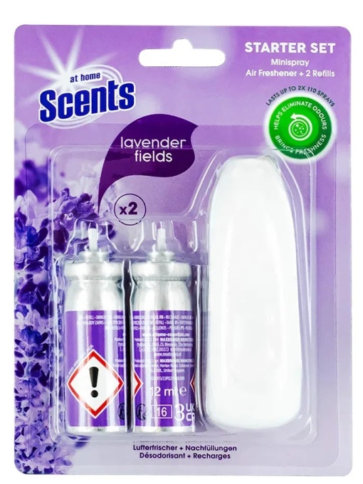 [Aparat pulverizator + 2 bucati rezerve lavander 2x12 ml, at home scent - 1001cosmetice.ro] [1]