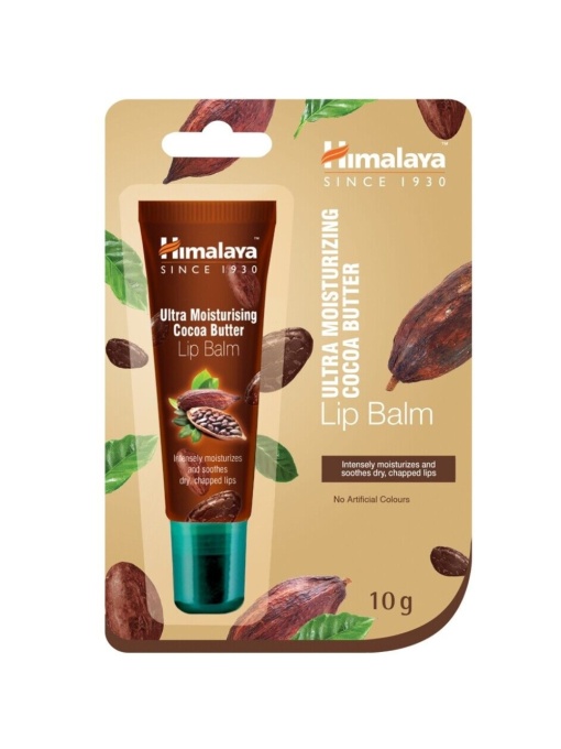 Balsam de buze hranitor, hidratare intensa, Cocoa Butter, Himalaya, 10 g