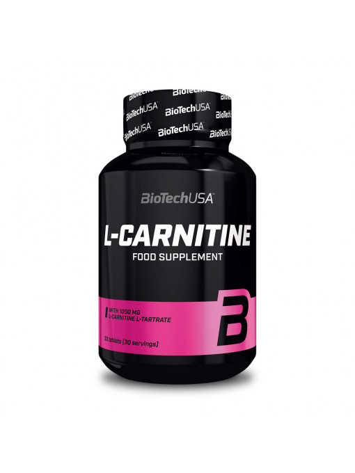 Vitamine &amp; suplimente | Biotech usa l-carnitine food supplement supliment alimentar l-carnitina 30 tablete | 1001cosmetice.ro