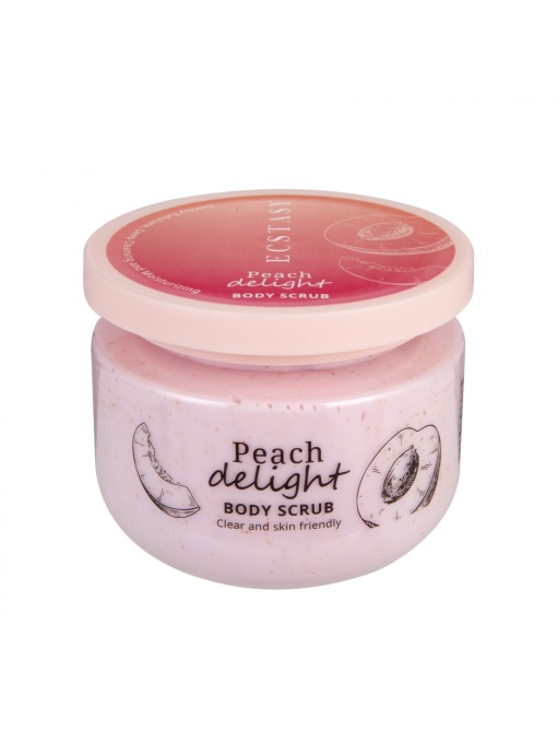 Produse noi | Body scrub pentru corp cu peach delight ecstasy, 250 ml | 1001cosmetice.ro