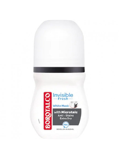 Borotalco | Borotalco invisible fresh deodorant antiperspirant roll-on | 1001cosmetice.ro