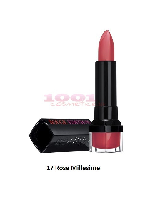 Bourjois rouge edition 10h lipstick rose millesime 17 1 - 1001cosmetice.ro