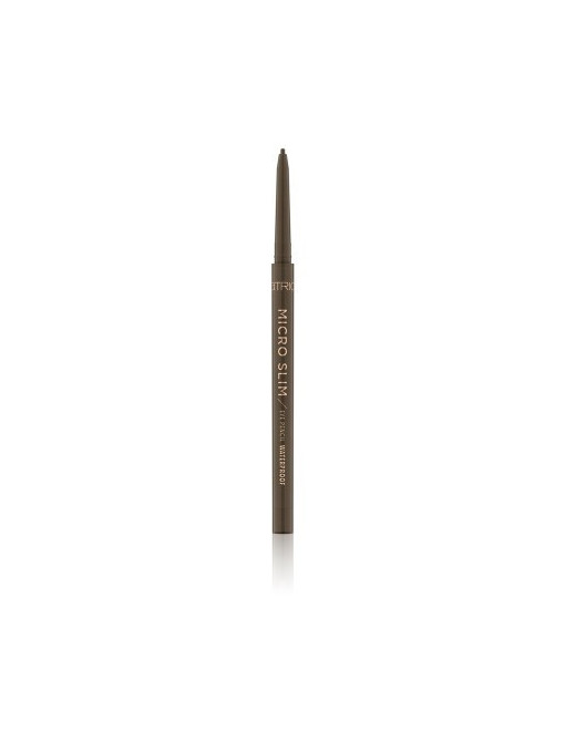 Catrice micro slim eye pencil waterproof creion de ochi cu aspect de gel ultra subtire brown precision 030 1 - 1001cosmetice.ro