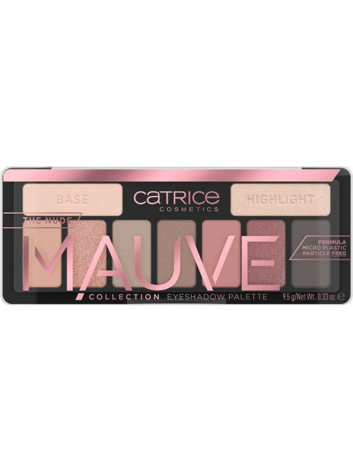 Fard de pleoape, catrice | Catrice the nude mauve collection eyeshadow palette glorious rose 010 | 1001cosmetice.ro