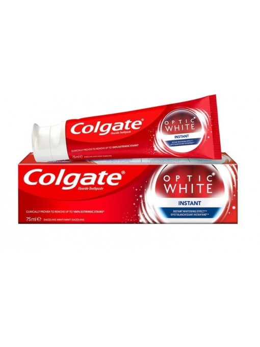 Colgate | Colgate max white optic instantly whiter pasta de dinti | 1001cosmetice.ro