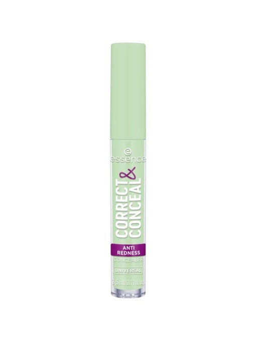 Concealer - corector | Corector anti-roseata correct & concealcorrect & conceal universal 100 essence, 3.5 ml | 1001cosmetice.ro