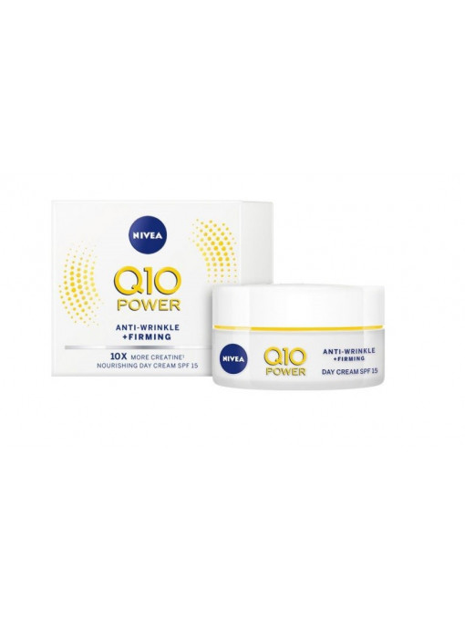 Crema antirid de zi, Q10 Power, Nivea, 50 ml