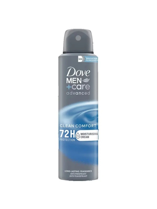 Parfumuri barbati | Deodorant antiperspirant spray, clean comfort zinc complex, 0% aluminium, dove men | 1001cosmetice.ro