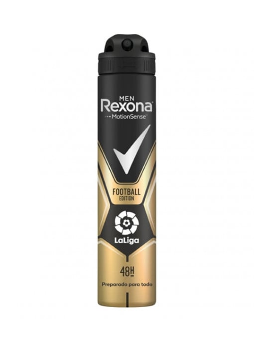 Deodorant spray antiperspirant, rexona men fotbal edition laliga, 250 ml 1 - 1001cosmetice.ro